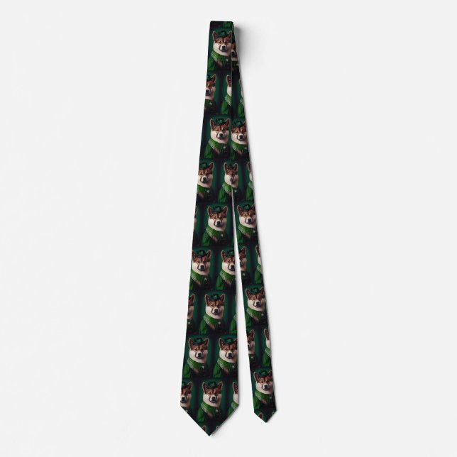 akita hund i St. Patrick's Day dräkt Slips (Framsida)