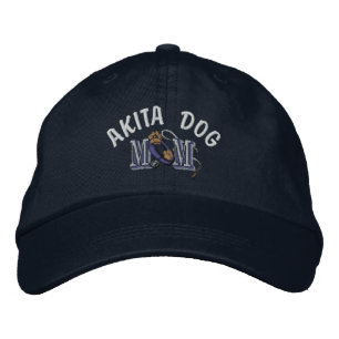 Akita Hund MAMMA Broderad Keps