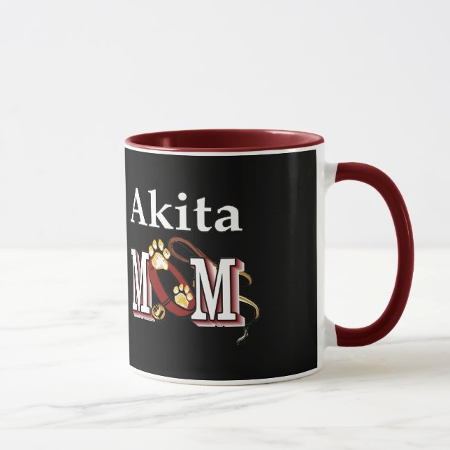 Akita Hund MAMMA Mugg (Höger)