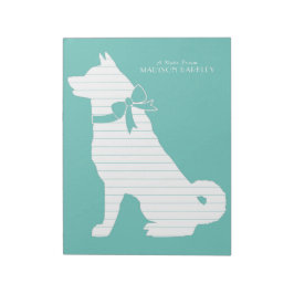 Akita Hund Puppy Anteckningsblock