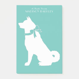 Akita Hund Puppy Post-it Block