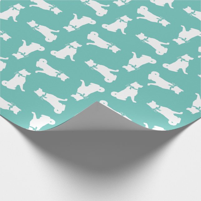 Akita Hund Puppy Presentpapper (Hörn)