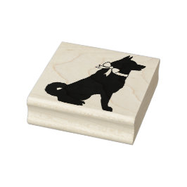 Akita Hund Puppy Stämpel