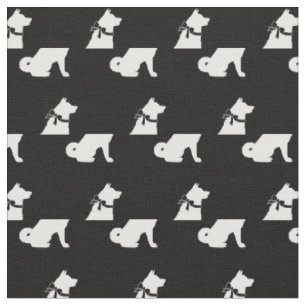 Akita Hund Silhouette Pet Tyg