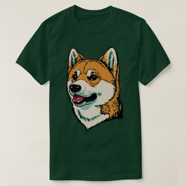 Akita Hund T Shirt (Design framsida)