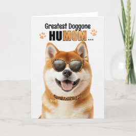 Akita Hund Underbarare HuMOM Mors dag Helgkort