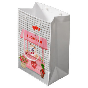Akita Hund Valentindagen Kissing Booth