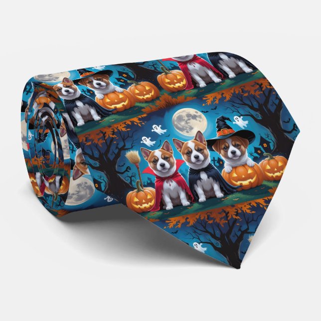 Akita Hundar Pumpkin Halloween Funny Slips (Rullad)