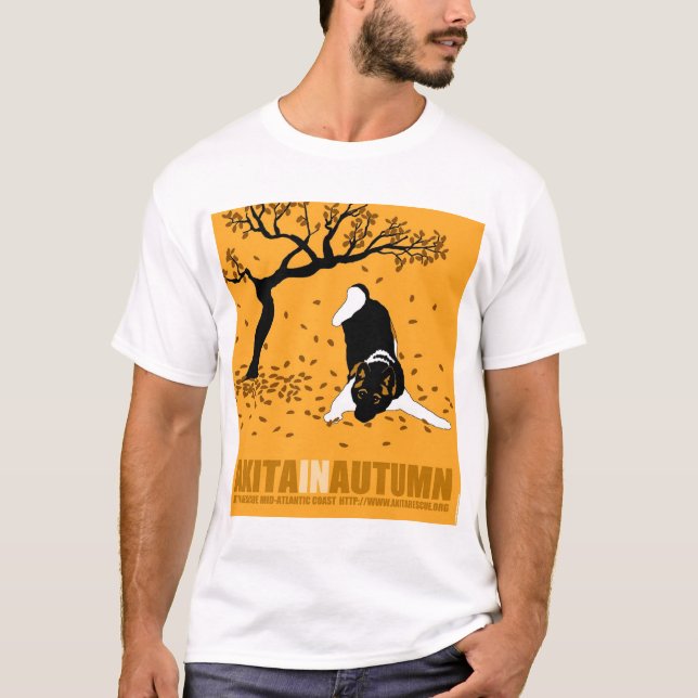 Akita i höst t-shirt (Framsida)