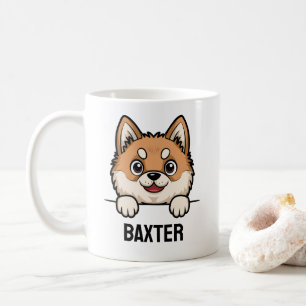 Akita Inu Anpassningsbar Hund Cute Djurälskare Gif Kaffemugg