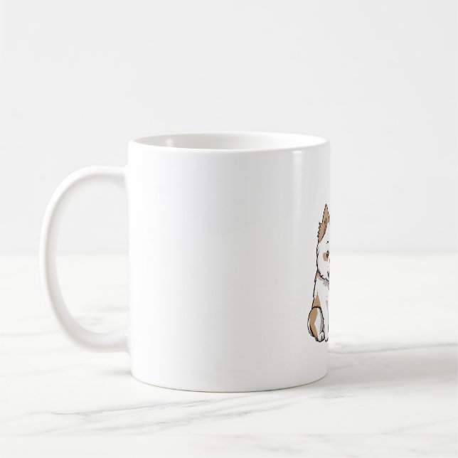 akita inu Classic T-Shirt Kaffemugg (Vänster)