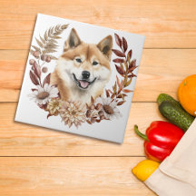 Akita Inu Hund Autumn Wandeans