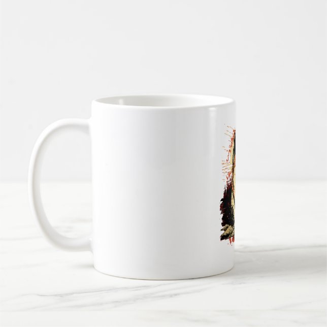 Akita Inu Hund Kaffemugg (Vänster)