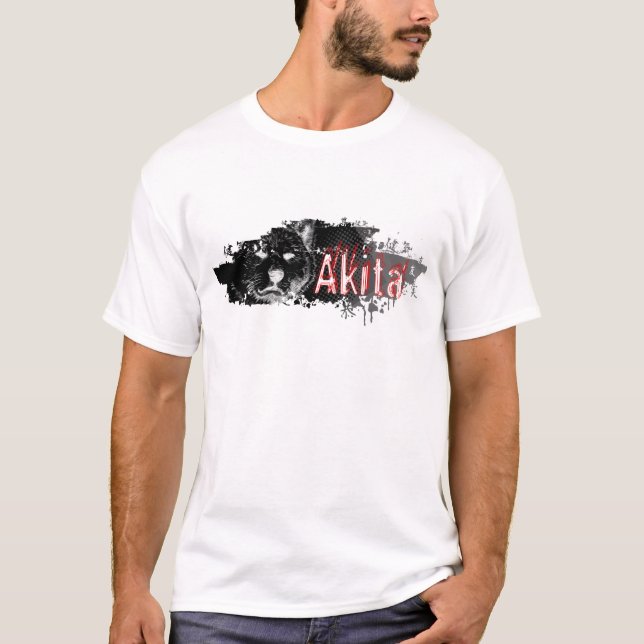 Akita Inu T-shirt (Framsida)