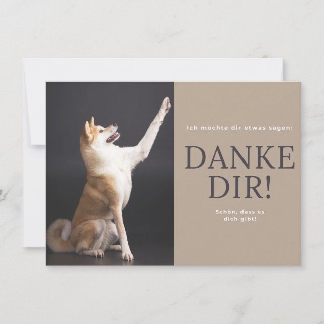 Akita Inu Tack Kort (Framsida)