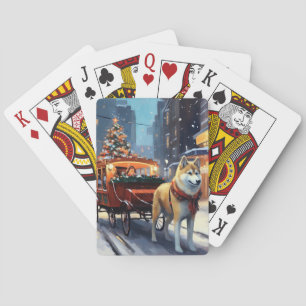 Akita jul-festsäsong casinokort