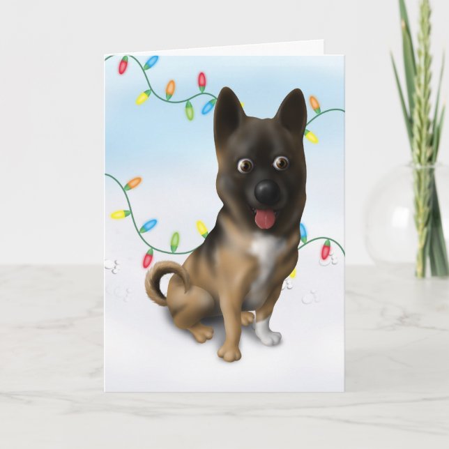 Akita jul helgkort (Framsida)