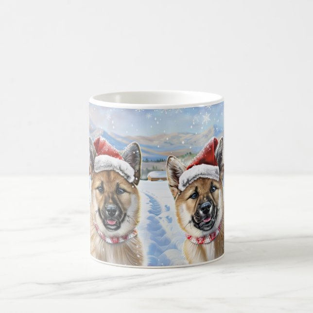 Akita-jul Kaffemugg (Center)
