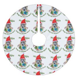 Akita jul Merry Julgransmatta Borstad Polyester