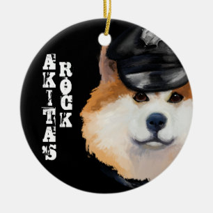 AKITA JULGRANSPRYDNAD KERAMIK