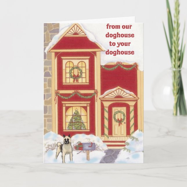 Akita julkort helgkort (Framsida)