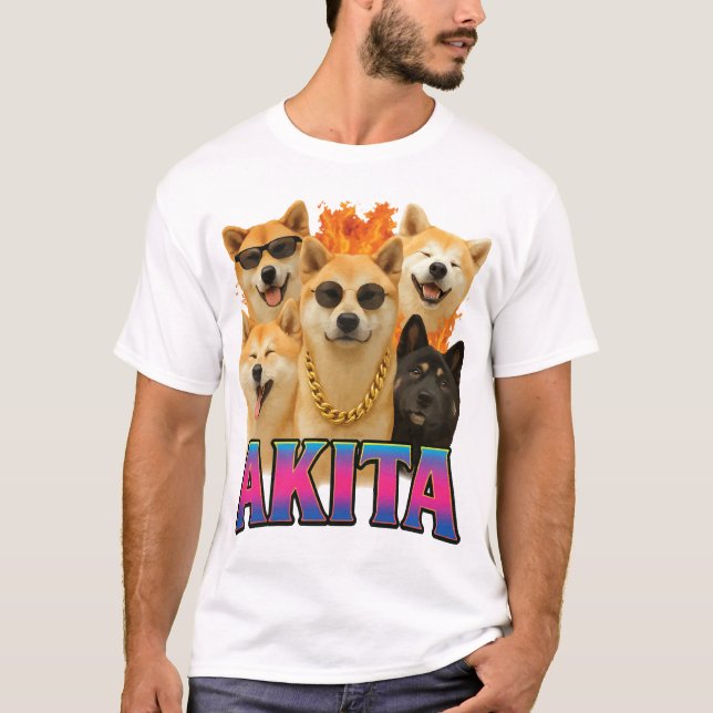 Akita Kopiera T Shirt (Framsida)