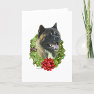 Akita kran helgkort