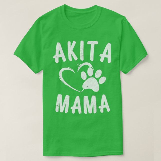 Akita Mamma2 T Shirt (Design framsida)