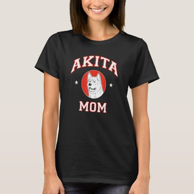 Akita Mamma 1 T Shirt (Framsida)