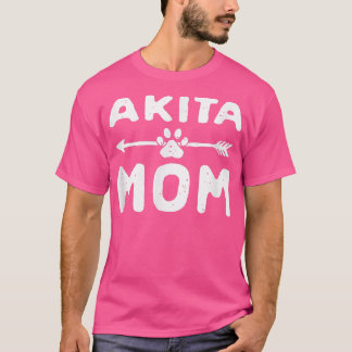Akita Mamma Akita Inu Hund älskare Underbar japans T Shirt