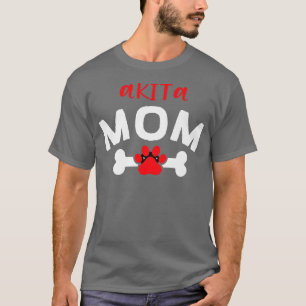 Akita Mamma Akita Inu Hund älskare Underbar japans T Shirt