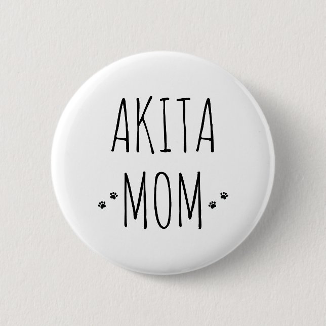 Akita Mamma Knapp (Framsida)