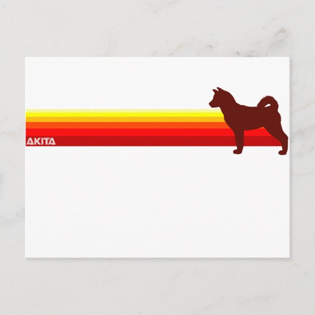 Akita med Rand vykort (Framsida)