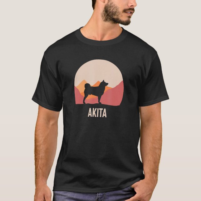 Akita Mountain T Shirt (Framsida)