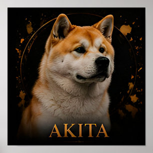 Akita Noble Spirit Kollektion Poster