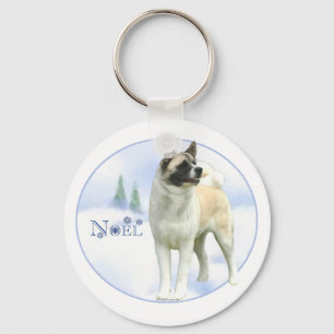 Akita Noel Keychain Nyckelring