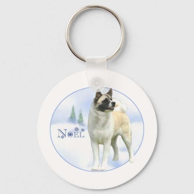 Akita Noel - Nyckelkedja Nyckelring (Framsida)