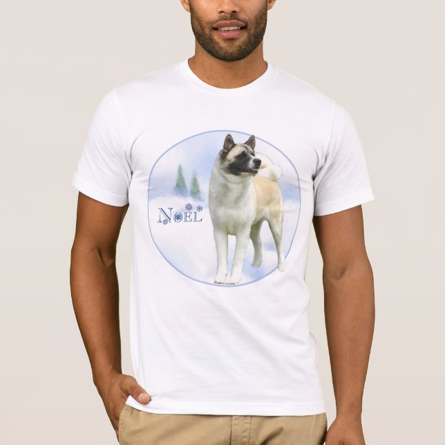 Akita Noel T Shirt (Framsida)
