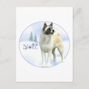 Akita Noel vykort