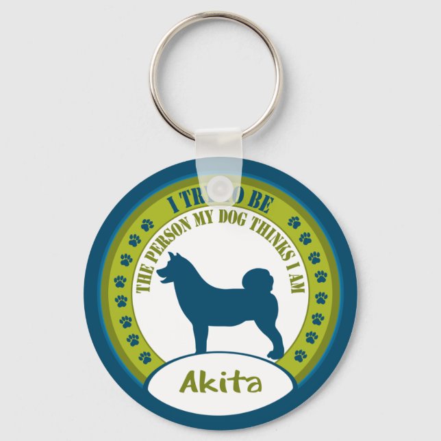 Akita Nyckelring (Framsida)