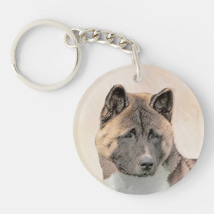 Akita Painting - Cute Original Hund Art