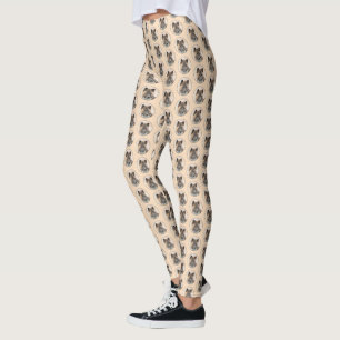 Akita Painting - Cute Original Hund Art Leggings