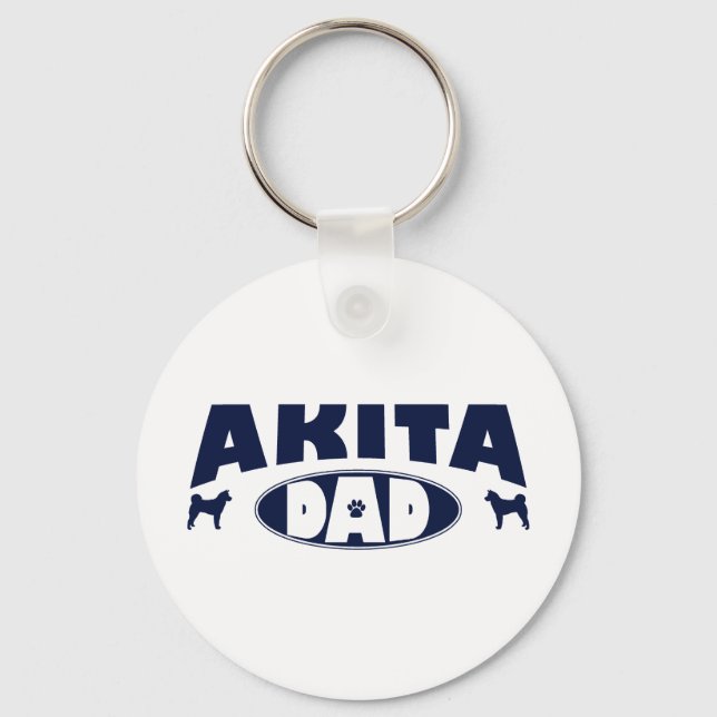 Akita Pappa Nyckelring (Framsida)