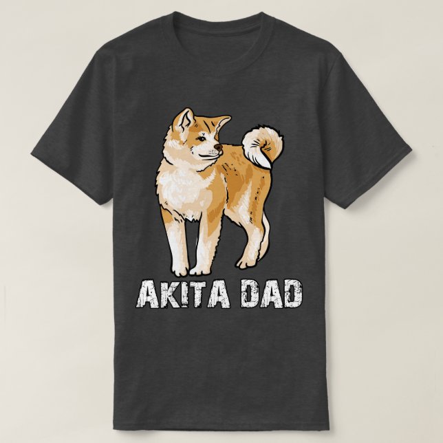Akita Pappa T Shirt (Design framsida)