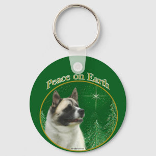 Akita Peace Nyckelring
