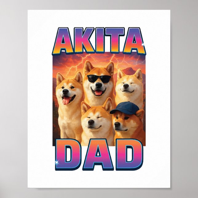 Akita Poster (Framsidan)
