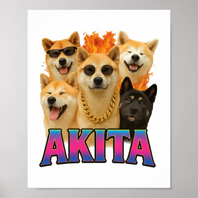 Akita Poster (Framsidan)