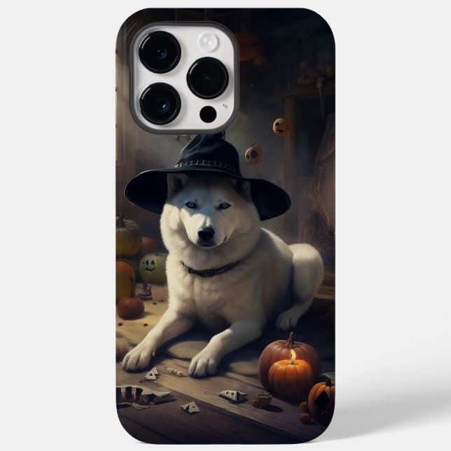 Akita Pumpa Halloween Skräckinjagande (Baksida)