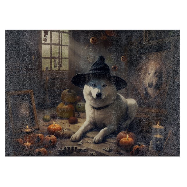Akita Pumpkins Halloween Scary (Framsidan)
