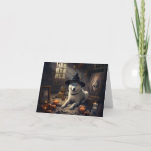 Akita Pumpor Halloween Skräckinjagande Kort